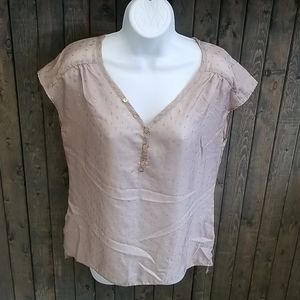 The Limited Sleeveless Sheer Blouse